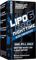 Lipo 6 Black Night Time Ultra Concentrate, 30 caps.